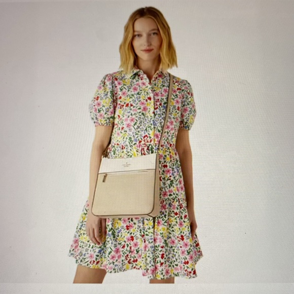 Kate Spade ♠️ Leila KB648 Swingpack Crossbody,  Colorblock Pebbled Leather, NWT - Picture 7 of 14